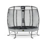 EXIT Trampoline Elegant Premium ø305cm avec filet de sécurité Deluxe - gris