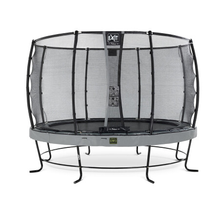 EXIT Trampoline Elegant Premium ø427cm avec filet de sécurité Deluxe - gris