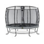 EXIT Trampoline Elegant Premium ø427cm avec filet de sécurité Deluxe - gris