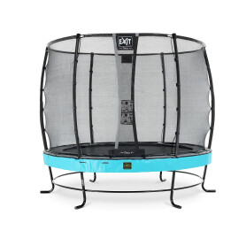 EXIT Trampoline Elegant Premium ø253cm avec filet de sécurité Deluxe - bleu