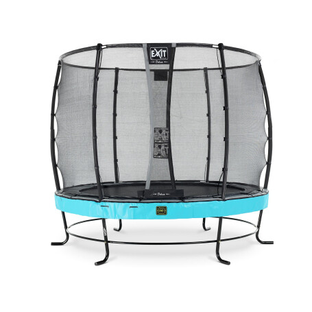 EXIT Trampoline Elegant Premium ø253cm avec filet de sécurité Deluxe - bleu
