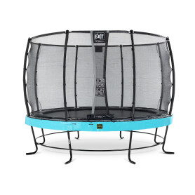 EXIT Trampoline Elegant Premium ø366cm avec filet de sécurité Deluxe - bleu