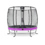 EXIT Trampoline Elegant Premium ø305cm avec filet de sécurité Deluxe - violet