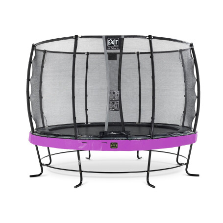 EXIT Trampoline Elegant Premium ø366cm avec filet de sécurité Deluxe - violet