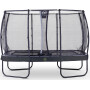 EXIT Trampoline Elegant Premium de 244x427cm avec filet de sécurité Deluxe - noir