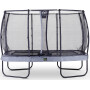 EXIT Trampoline Elegant Premium de 244x427cm avec filet de sécurité Deluxe - gris