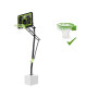 EXIT Panneau de basketball Galaxy pour fixation au sol avec anneau de dunk - black edition