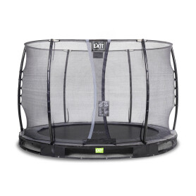 EXIT Trampoline enterré Elegant ø305cm avec filet de sécurité Economy - noir