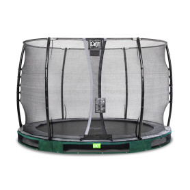 EXIT Trampoline enterré Elegant ø305cm avec filet de sécurité Economy - vert