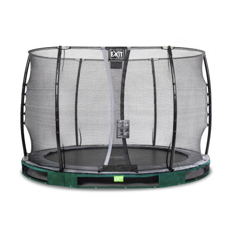 EXIT Trampoline enterré Elegant ø305cm avec filet de sécurité Economy - vert