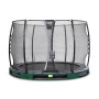 EXIT Trampoline enterré Elegant ø305cm avec filet de sécurité Economy - vert