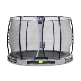 EXIT Trampoline enterré Elegant ø305cm avec filet de sécurité Economy - gris