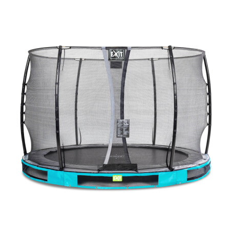 EXIT Trampoline enterré Elegant ø305cm avec filet de sécurité Economy - bleu