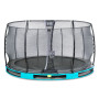 EXIT Trampoline enterré Elegant ø427cm avec filet de sécurité Economy - bleu