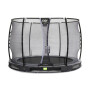 EXIT Trampoline enterré Elegant Premium ø305cm avec filet de sécurité Deluxe - noir