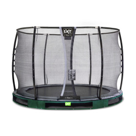 EXIT Trampoline enterré Elegant Premium ø305cm avec filet de sécurité Deluxe - vert