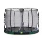 EXIT Trampoline enterré Elegant Premium ø305cm avec filet de sécurité Deluxe - vert