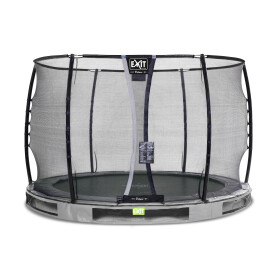 EXIT Trampoline enterré Elegant Premium ø305cm avec filet de sécurité Deluxe - gris