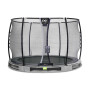 EXIT Trampoline enterré Elegant Premium ø305cm avec filet de sécurité Deluxe - gris