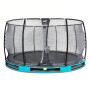 EXIT Trampoline enterré Elegant Premium ø427cm avec filet de sécurité Deluxe - bleu