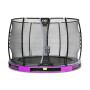 EXIT Trampoline enterré Elegant Premium ø305cm avec filet de sécurité Deluxe - violet