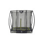 EXIT Le trampoline Silhouette inground 153x214cm avec filet de sécurité - noir