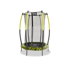EXIT Trampoline Tiggy junior avec filet de sécurité ø140cm - noir/vert