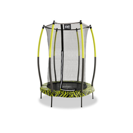 EXIT Trampoline Tiggy junior avec filet de sécurité ø140cm - noir/vert