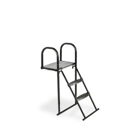 EXIT Plateforme Trampoline avec échelle pour hauteur de cadre de trampoline entre 65-80cm
