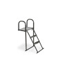 EXIT Plateforme Trampoline avec échelle pour hauteur de cadre de trampoline entre 65-80cm