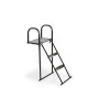 EXIT Plateforme Trampoline avec échelle pour hauteur de cadre de trampoline entre 80-95cm