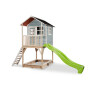 EXIT Maisonnette en bois Loft 700 - bleu