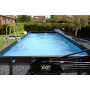 EXIT Piscine Black Leather 540x250x100cm avec pompe filtrante - noir