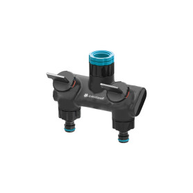 Raccord robinet double sortie