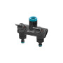 Raccord robinet double sortie
