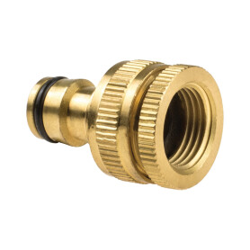 Raccord nez de robinet femelle 3/4'' et 1/2'' laiton