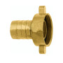 Raccord tuyau 19 mm - 3/4'' laiton vissable 1''