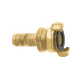 Raccord quart de tour pour tuyau 13 mm - 1/2'' laiton