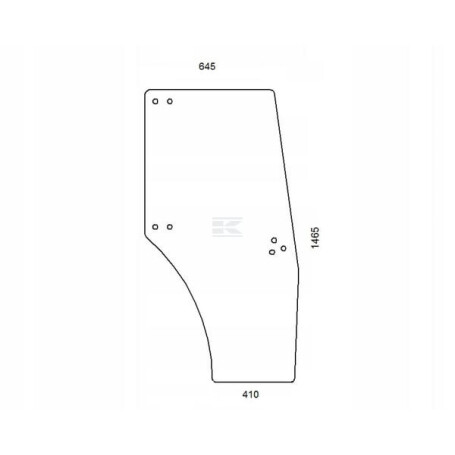 Vitre de porte complète SDF 00098821010