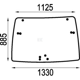 Pare-brise SDF 001064030