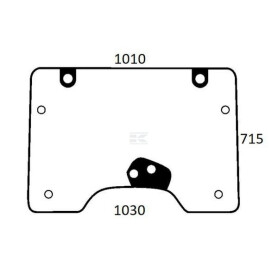 Pare-brise UNIVERSEL 001422910N