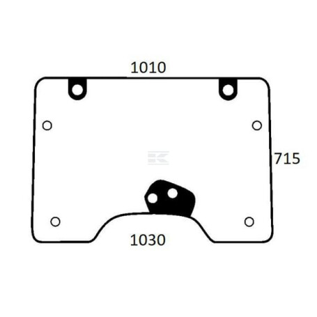 Pare-brise UNIVERSEL 001422910N