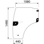 Vitre de porte complète SDF 001619550
