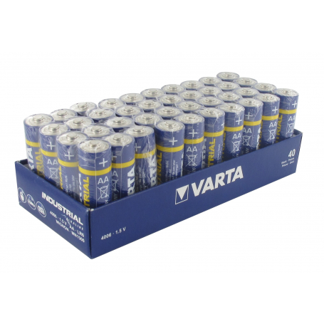 Pack atelier de 40 piles alcalines VARTA LR6