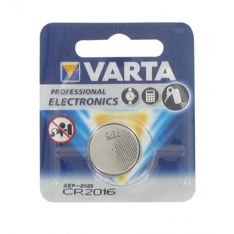 Blister pile bouton VARTA CR2016