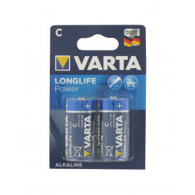Lot de 2 piles alcalines 1,5V VARTA LR14