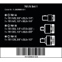 Jeu d'adaptateur WERA 05042680001