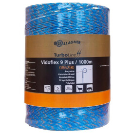 Polywire Vidoflex 9 TurboLine Plus Blau 1000m GALLAGHER 086290GAL