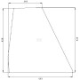 Vitre de porte inférieur UNIVERSEL 134171104N