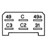 Relais de clignotant COBO 1900960000